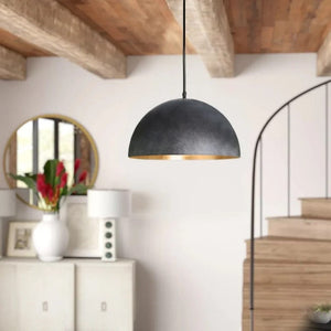 Set OF 2 , Brass Dome Pendant,Lamp Brass Oxide