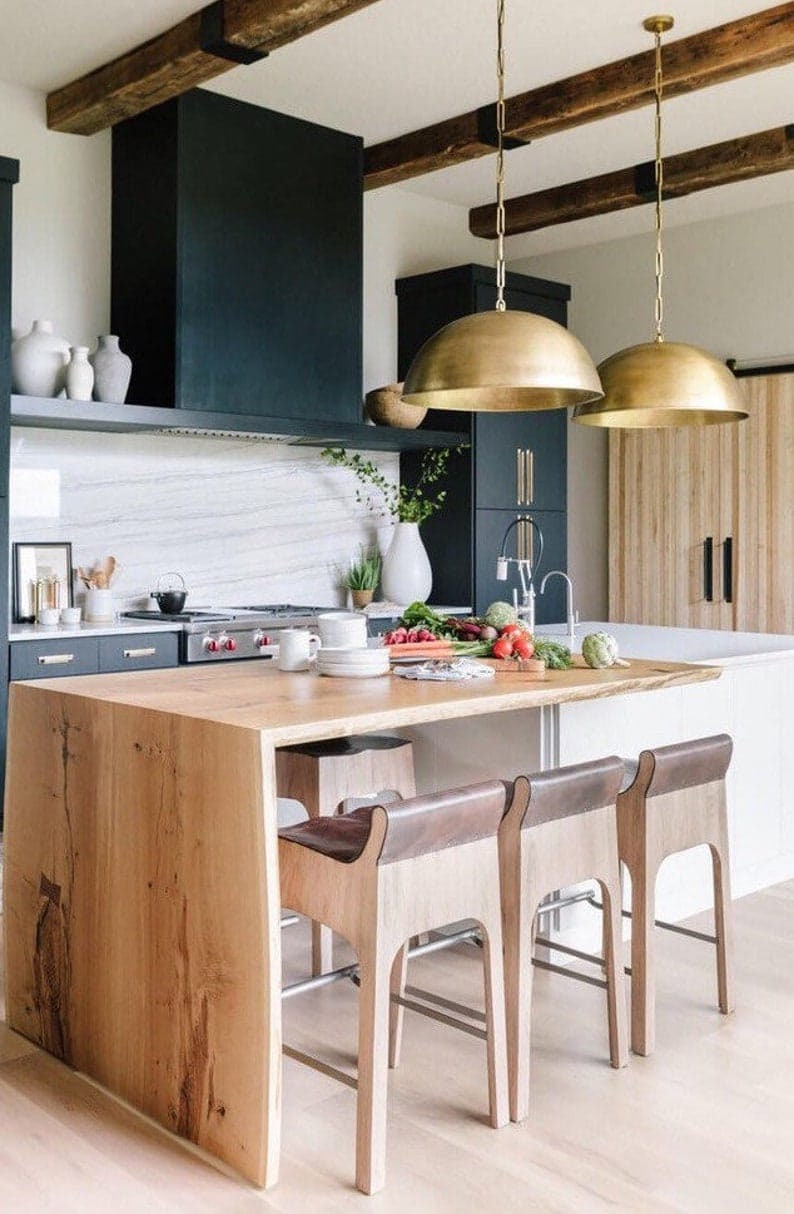 Set of 2 Handmade Metal Dome Pendant Light