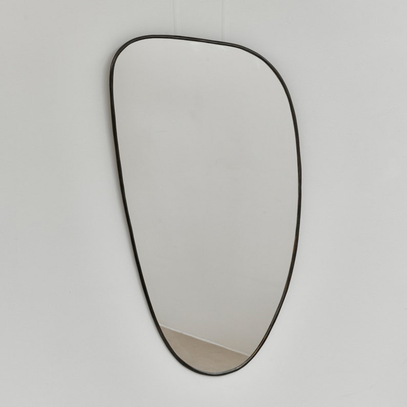 Brass Irregular Mirror - Aesthetic Home Decor - Luxurious Wall Decor