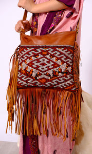GFM | Kilim berber Purse - GFM -giftsfrommorocco-morocco leather