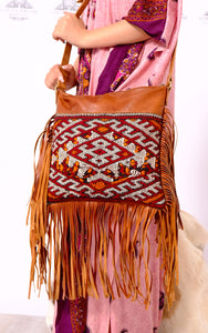 GFM | Kilim berber Purse - GFM -giftsfrommorocco-morocco leather