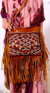 GFM | Kilim berber Purse - GFM -giftsfrommorocco-morocco leather