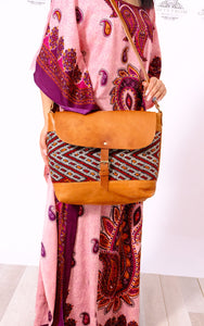 GFM | Kilim Shoulder bag - GFM -giftsfrommorocco-morocco leather