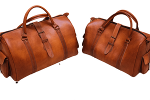 Travel leather bag