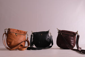 Moroccan Leather Bags, Brown+ Black+ Tan