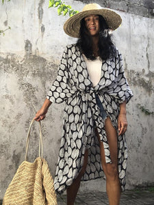 2025 Beach kimono,beach dress,beach cover up,bikini cover up,beach tunic,swimsuit cover up White leopard / One Size 2025 Beach kimono,beach dress,beach cover up,bikini cover up,beach tunic,swimsuit cover up White leopard / One Size
