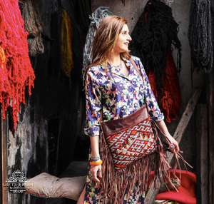 Bohemian women bags, kilim bag