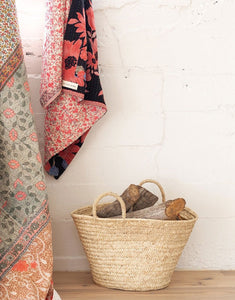 Moroccan Basket, Straw Basket, Beach Bag