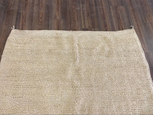 Moroccan rug Off-white, Solid rug, Plain rug, Solid Moroccan plain rug