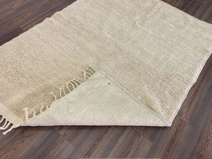 Moroccan rug Off-white, Solid rug, Plain rug, Solid Moroccan plain rug