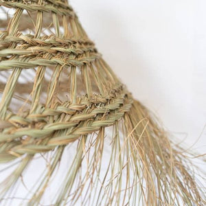 Seagrass Lampshades made by Palm Leaf in Morocco
