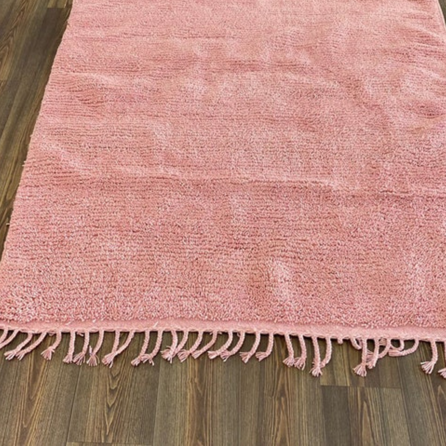 custom made moroccan berber solid pink area rug