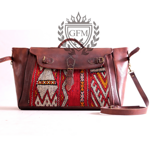 Genuine Leather - Unique Travel Bag