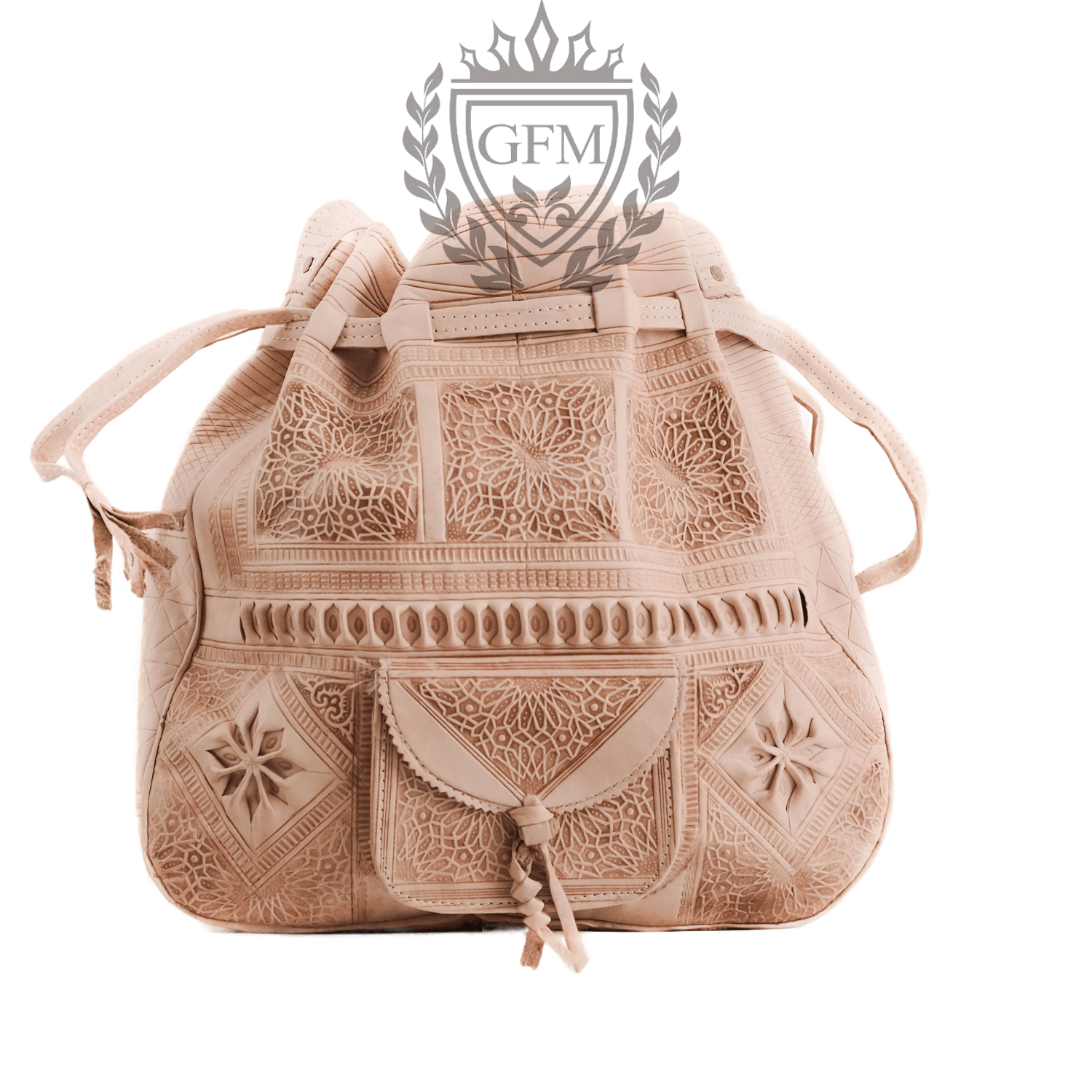 Moroccan leather bag Brown