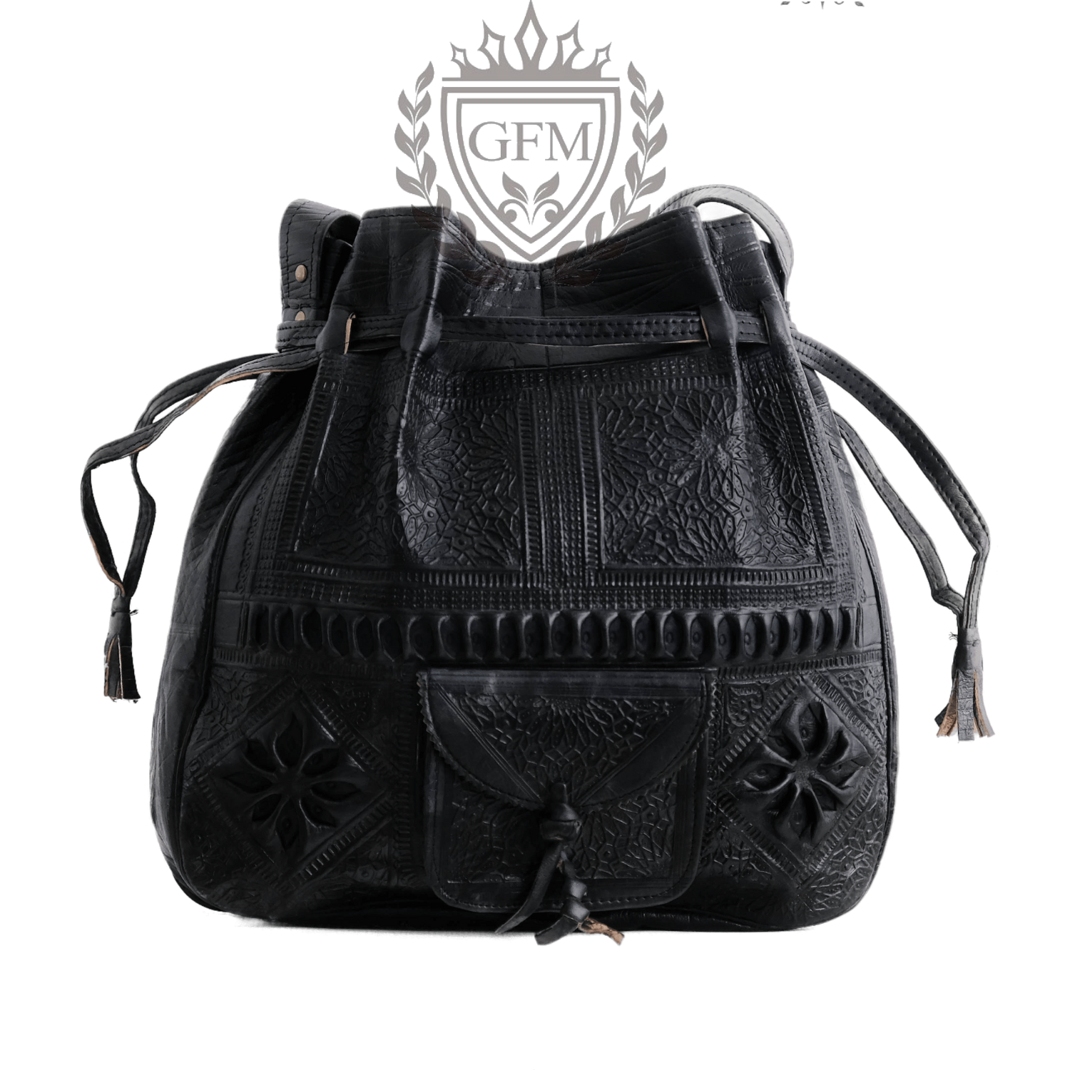 Moroccan leather bag Brown