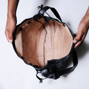 Moroccan leather bag Brown