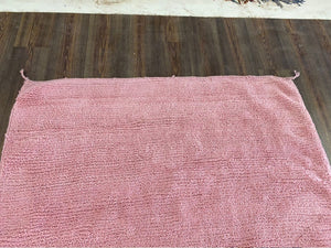 custom made moroccan berber solid pink area rug