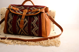 Vintage kilim Travel Bag - Unique Design