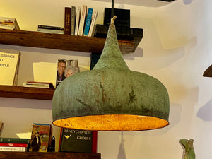 Handmade Brass Dome Pendant Light | Hanging Lamp | Kitchen Island Light | Art Decor Lamp - Various Sizes