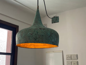 Handmade Brass Dome Pendant Light | Hanging Lamp | Kitchen Island Light | Art Decor Lamp - Various Sizes