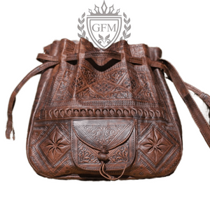 Moroccan leather bag